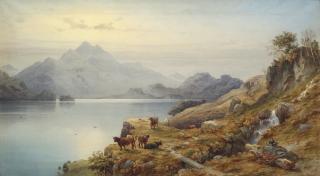Alexandre-Thomas Francia - View of Loch Katrine