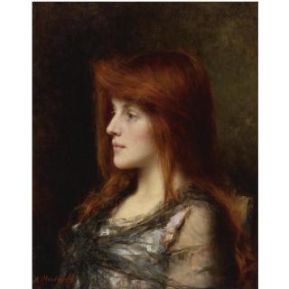 Alexei Alexeevich Harlamoff - Auburn Haired Beauty
