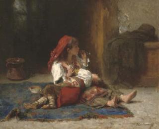 Alexei Alexeiewitsch Harlamoff - Blowing Bubbles