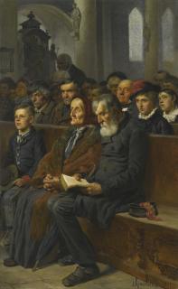 Alexei Danilovich Kivshenko - In A Church