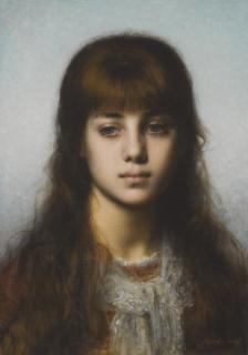 Alexei Harlamoff - Russian study Of A Girl