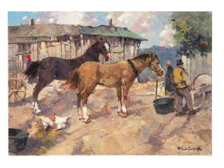 Alexei Isupov - Feeding the horses