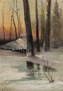 Alexei Kondratievich Savrasov - First Signs Of Spring