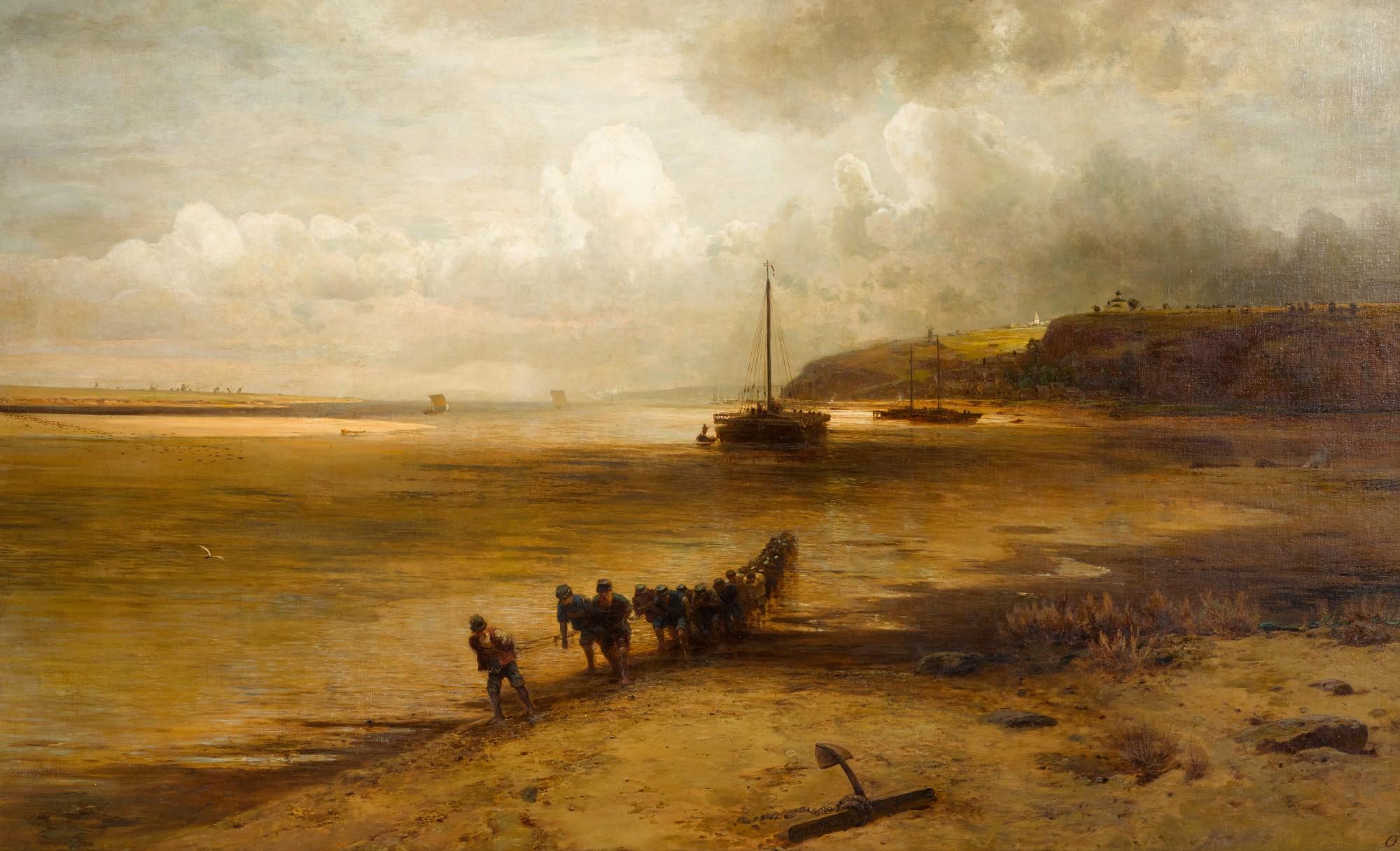 Alexei Kondratievich Savrasov - The Volga near Yurevets