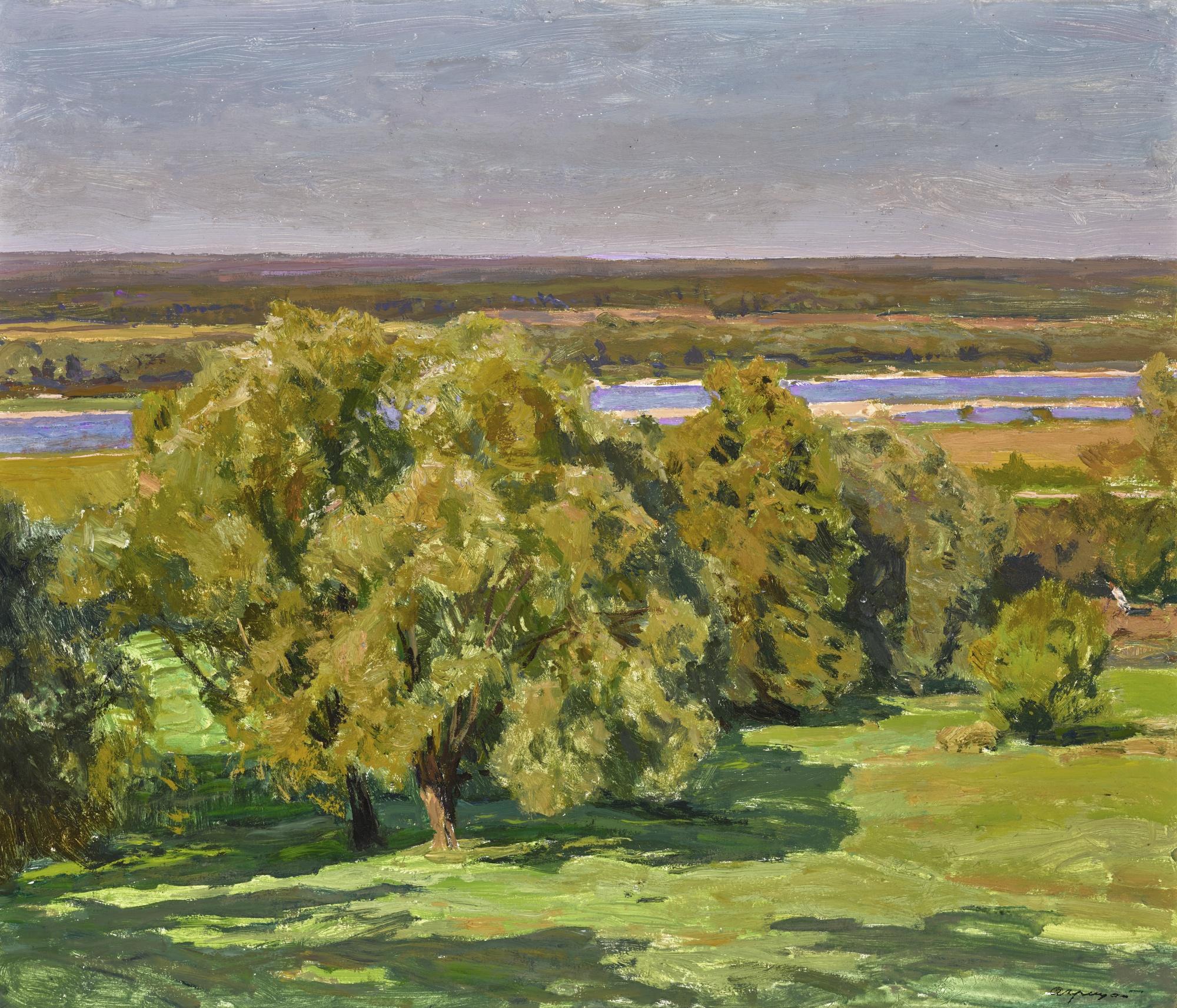 Alexei Mikhailovich Gritsai - The Oka In August