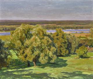 Alexei Mikhailovich Gritsai - The Oka In August