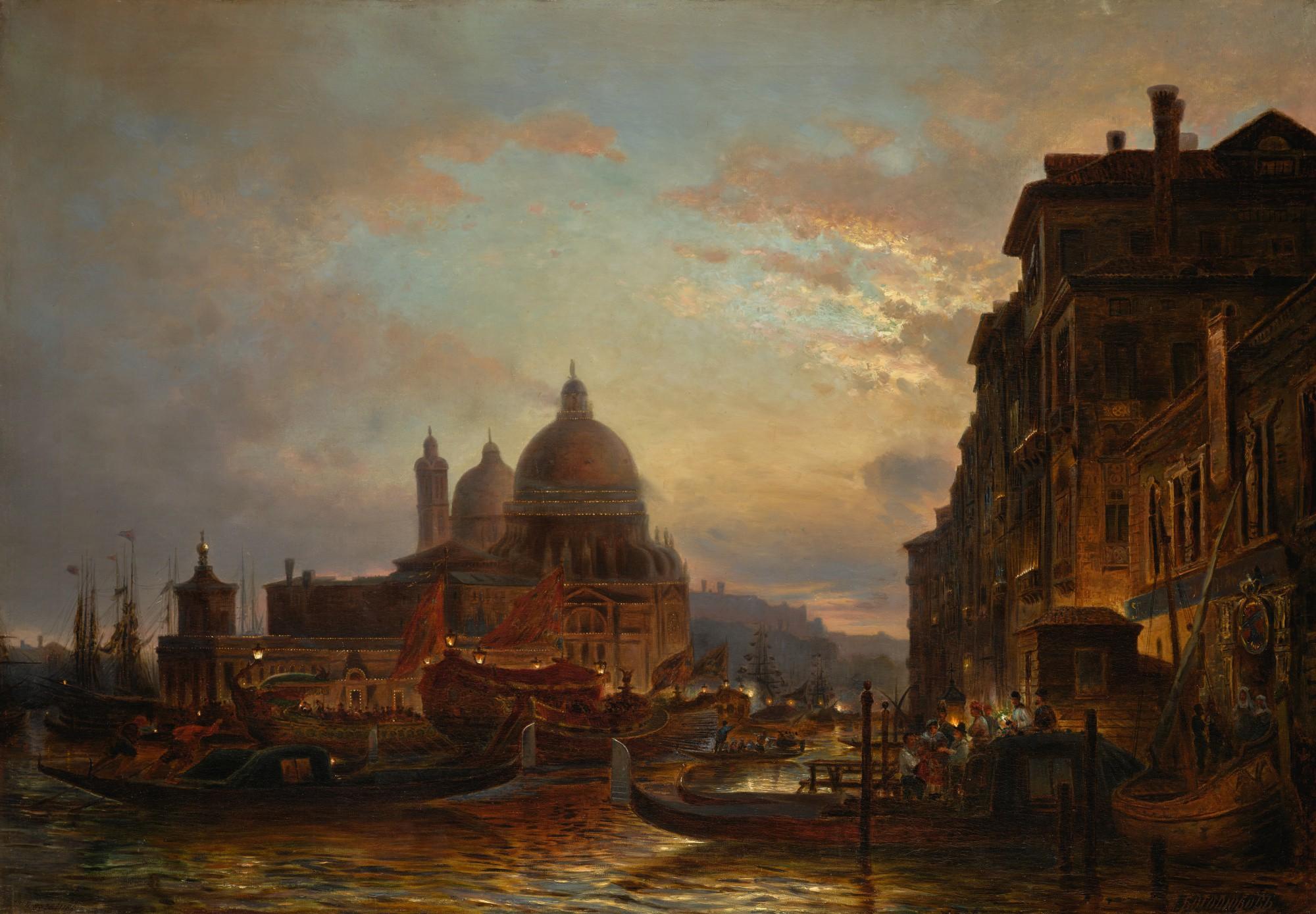 Alexei Petrovich Bogoliubov - Venice At Dusk