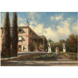 Alexei Petrovich Bogoliubov - View Of The Grand Palace, Livadia