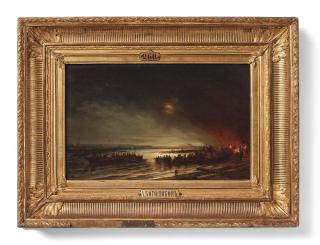 Alexei Petrovich Bogoljuboff - The river Don in moonlight