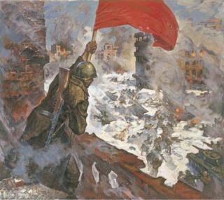 Alexei Prokopenko - Flag of Victory In Stalingrad