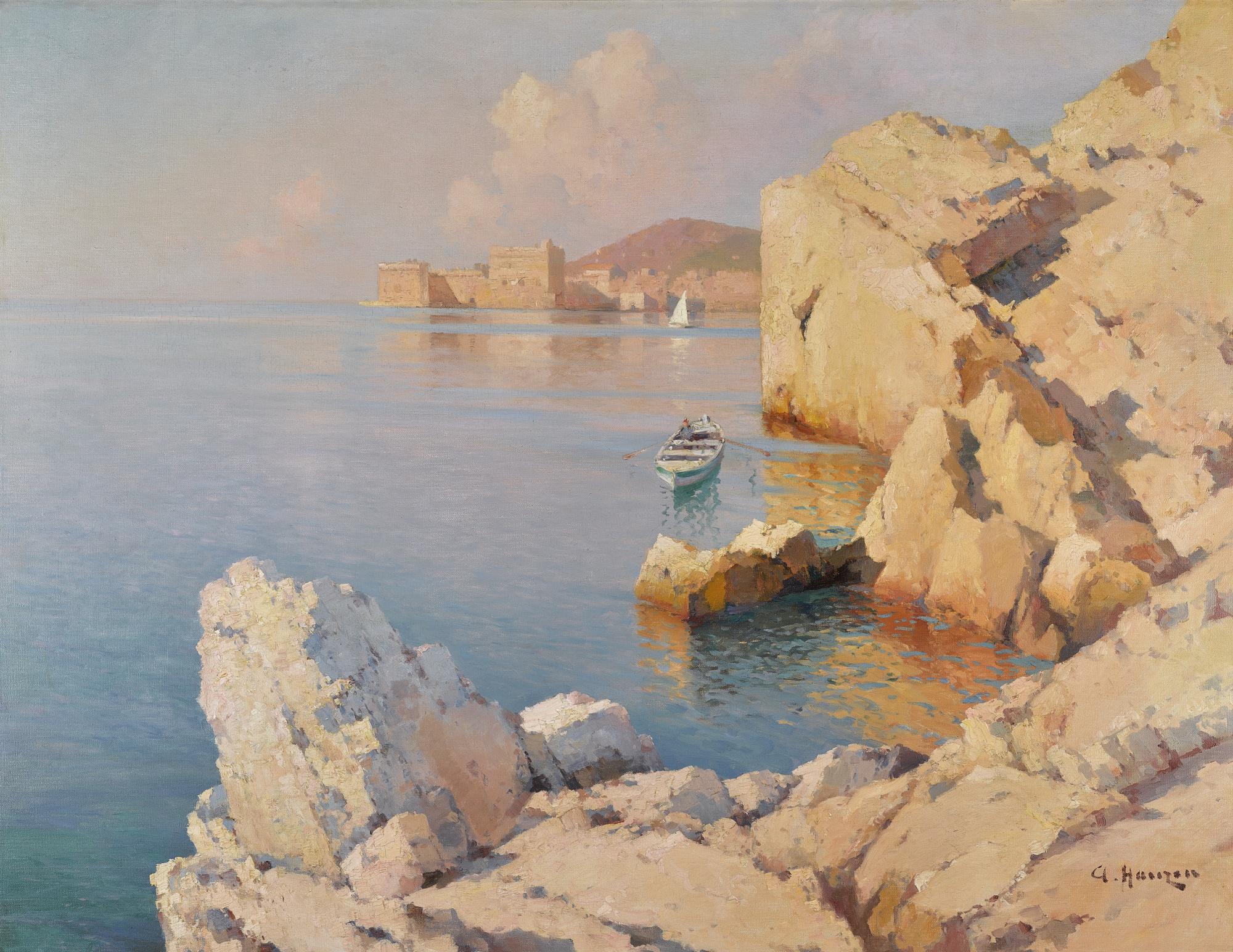 Alexei Vasilievich Hanzen - Dubrovnik On A Sunny Day