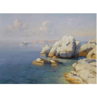 Alexei Vasilievich Hanzen - Rocky Shore