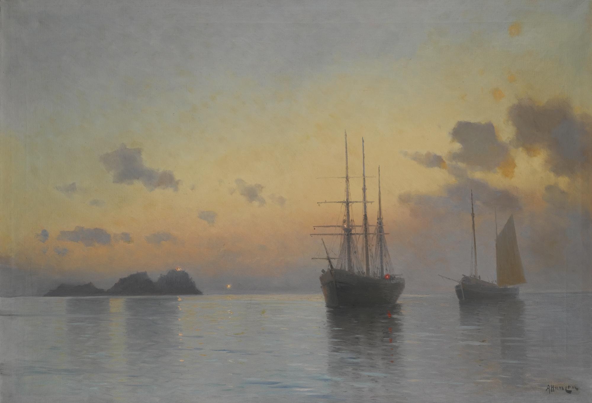 Alexei Vasilievich Hanzen - Seascape