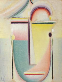 Alexej Jawlensky - Abstrakter Kopf: Durchdringendes Licht