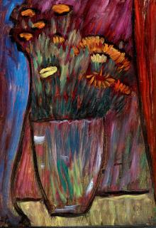 Alexej Jawlensky - Großes Stillleben (Blumen in Vase, Blumen im Topf)
