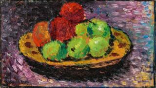 Alexej Jawlensky - Obstschale mit Äpfeln.