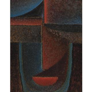 Alexej von Jawlensky - Abstrakter Kopf: Blau-Rot (Abstract Head: Blue-Red)
