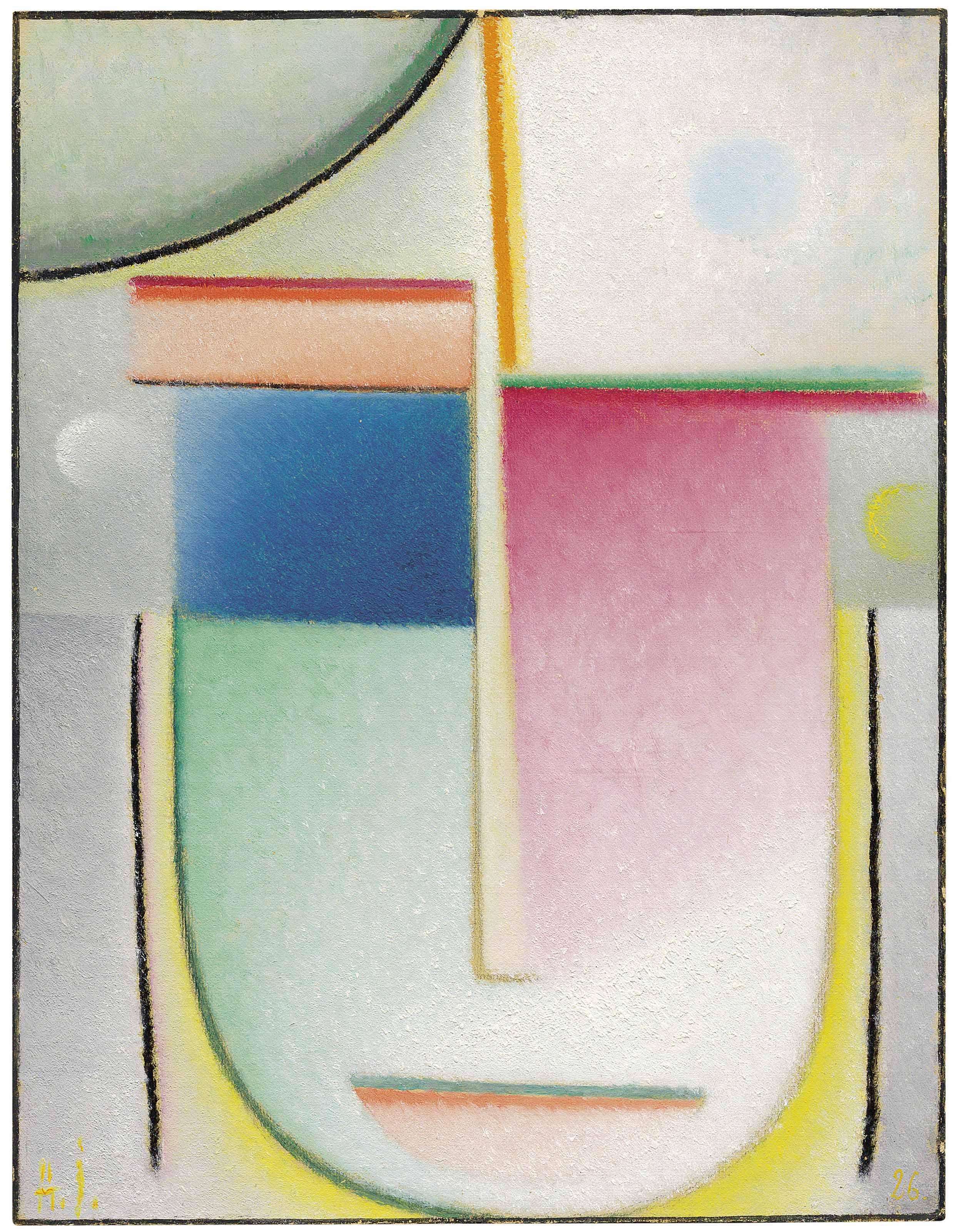 Alexej Von Jawlensky - Abstrakter Kopf: inneres Schauen vom Glück