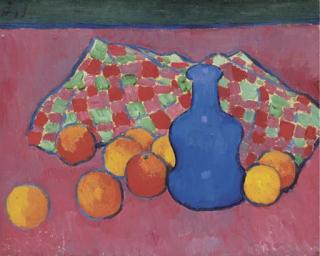 Alexej Von Jawlensky - Blaue Vase mit Orangen