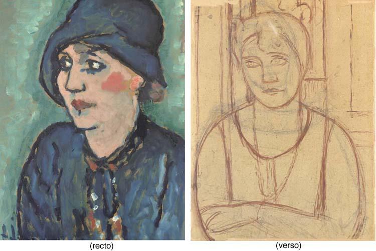 Alexej von Jawlensky - Dame Mit Blauem Hut (Toni Kirchoff)