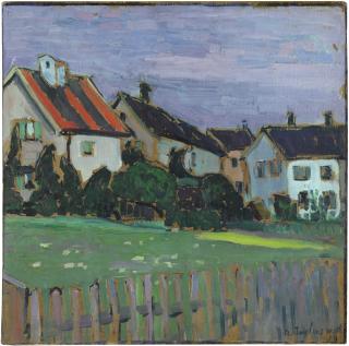 Alexej Von Jawlensky - Häuser Mit Vorgärten (Houses With Front Gardens)