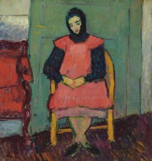 Alexej Von Jawlensky - Mädchen in gelbem Stuhl