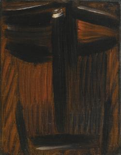 Alexej Von Jawlensky - Meditation: Schwarz - Oranges Leuchten (Meditation: Black- Orange Glowing)