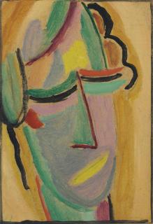 Alexej Von Jawlensky - Mystischer Kopf: Damenbildnis I