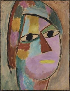 Alexej Von Jawlensky - Mystischer Kopf: Frauenkopf - Gelber Mund (Mystical Head: Head Of A Girl - Yellow Mouth)