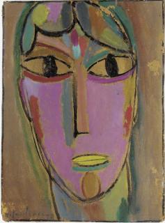 Alexej Von Jawlensky - Mystischer Kopf: Gelber Mund