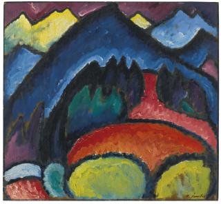 Alexej Von Jawlensky - Oberstdorf (Gebirge) (Oberstdorf - Mountains)