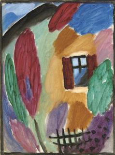 Alexej Von Jawlensky - Variation Mit Haus Und Gartenzaun