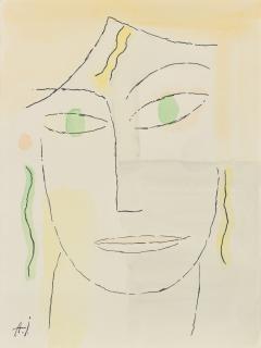 Alexej Von Jawlensky - Weiblicher Kopf Mit Grünen Augen