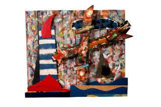 Alexis Akrithakis - Avion 73 x 86 x 18cm (28 3/4 x 33 7/8 x 7 1/16in).