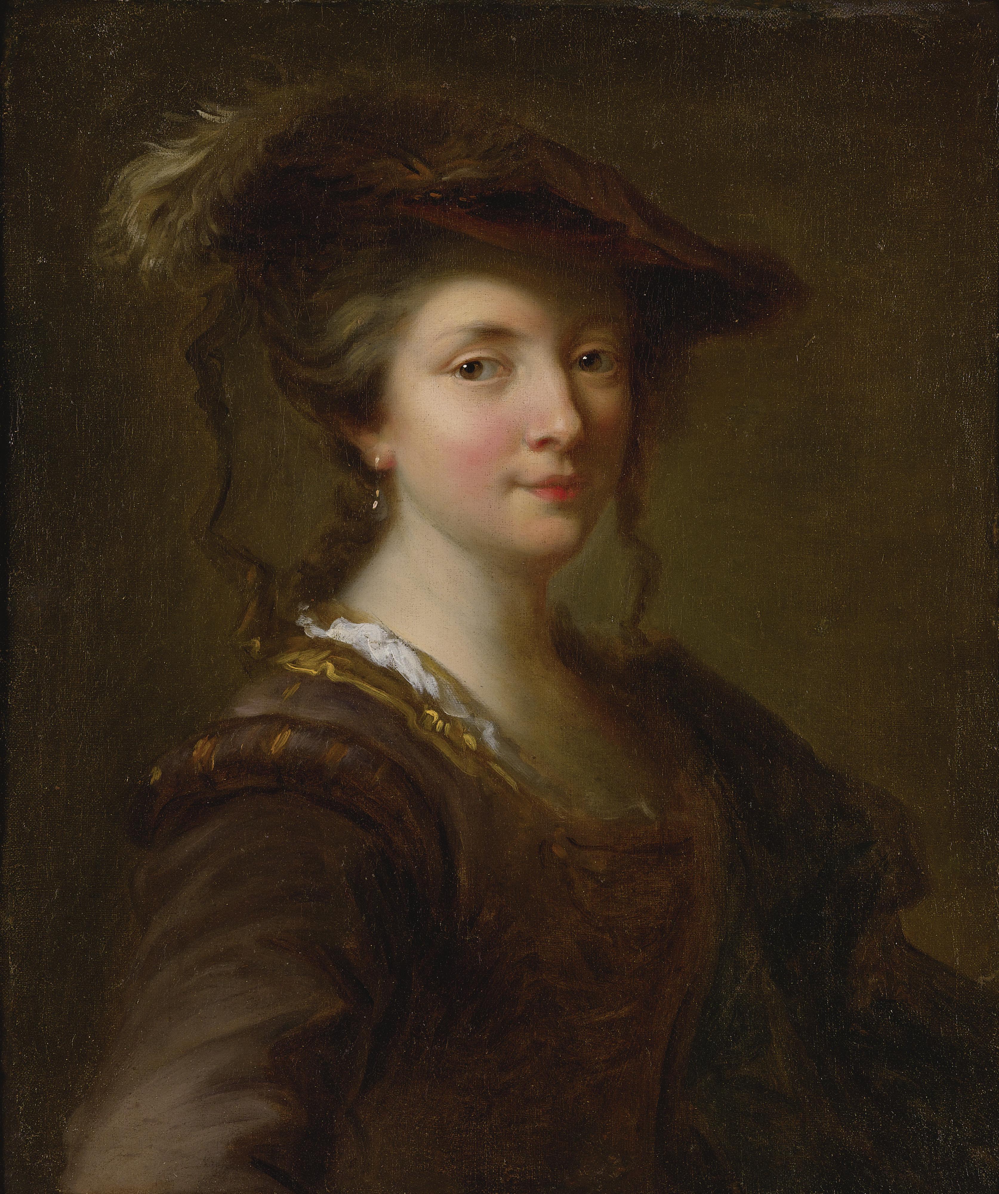 Alexis Grimou - Portrait Of A Lady, Said To Be Louise Julie De Nesle, Comtesse De Mailly