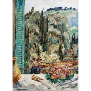 Alexis Gritchenko - Open Window, Menton