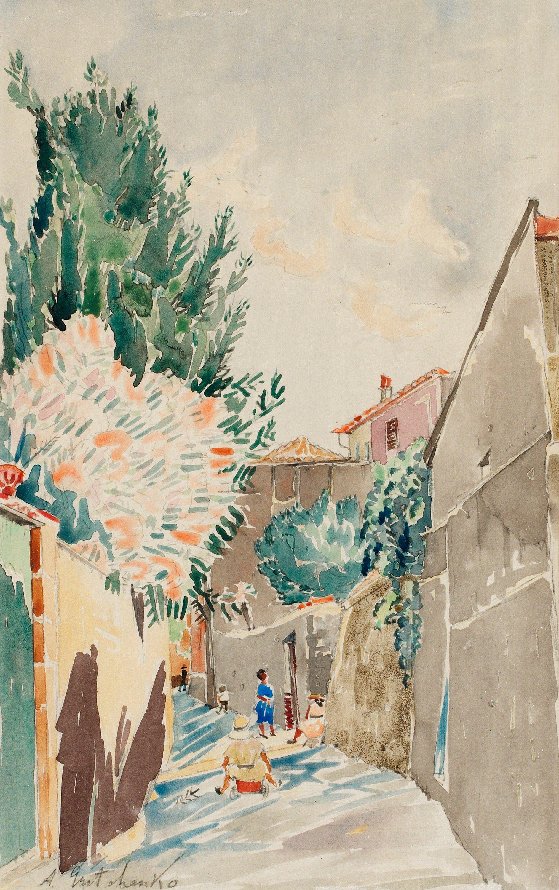 Alexis Gritchenko - Village street