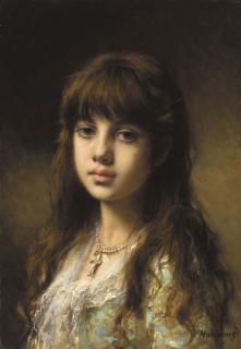 Alexis Harlamoff - A young girl