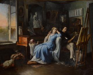 Alexis Joseph Mazerolle - L’Atelier du peintre