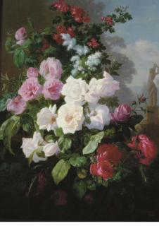 Alexis Kreyder - Roses in a garden