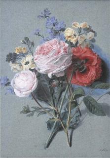 Alexis-Nicolas Pérignon - Un bouquet de roses