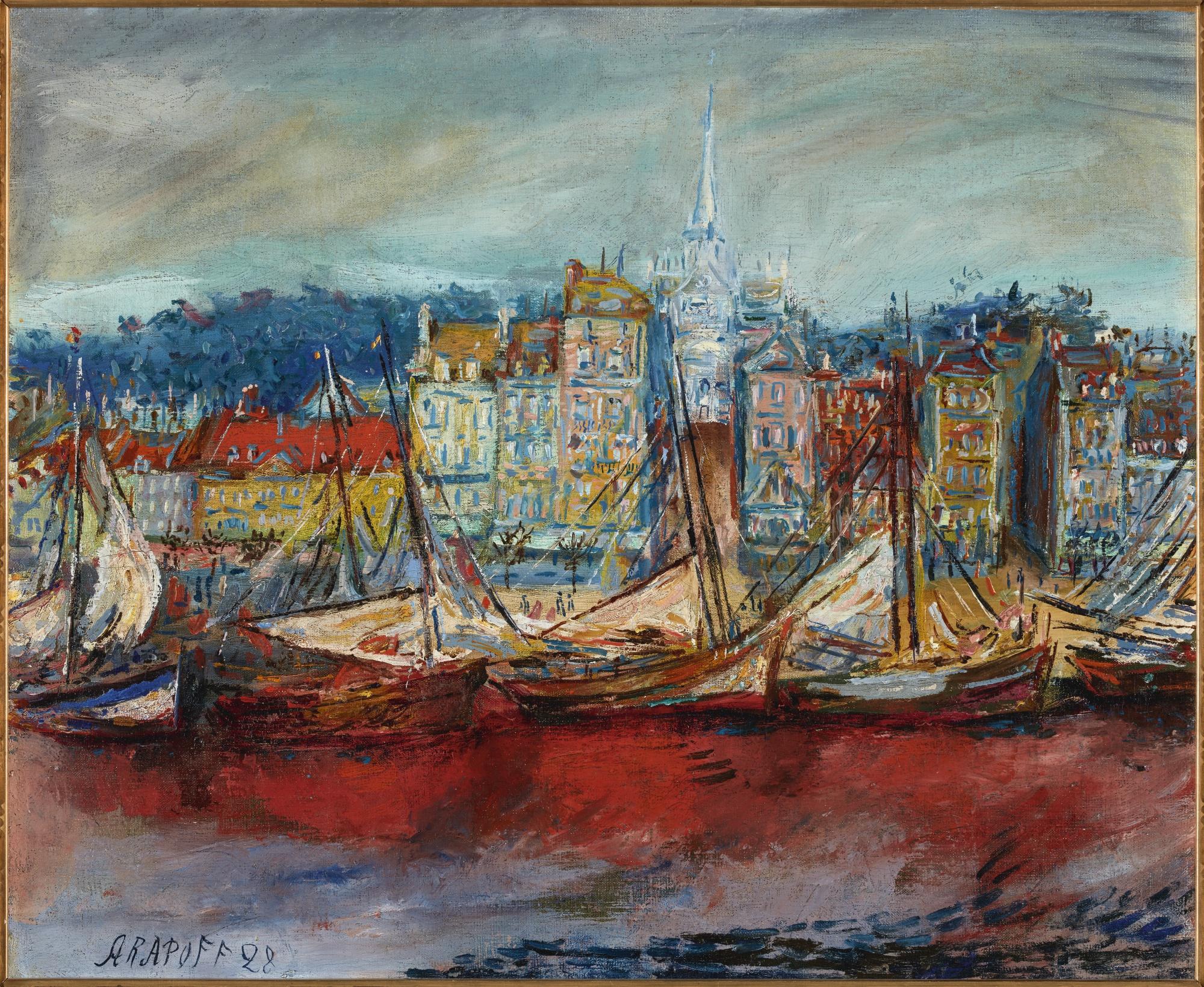 Alexis Paul Arapoff - Moored Boats