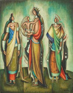 Alexis Preller - Mapogga Women with a Child