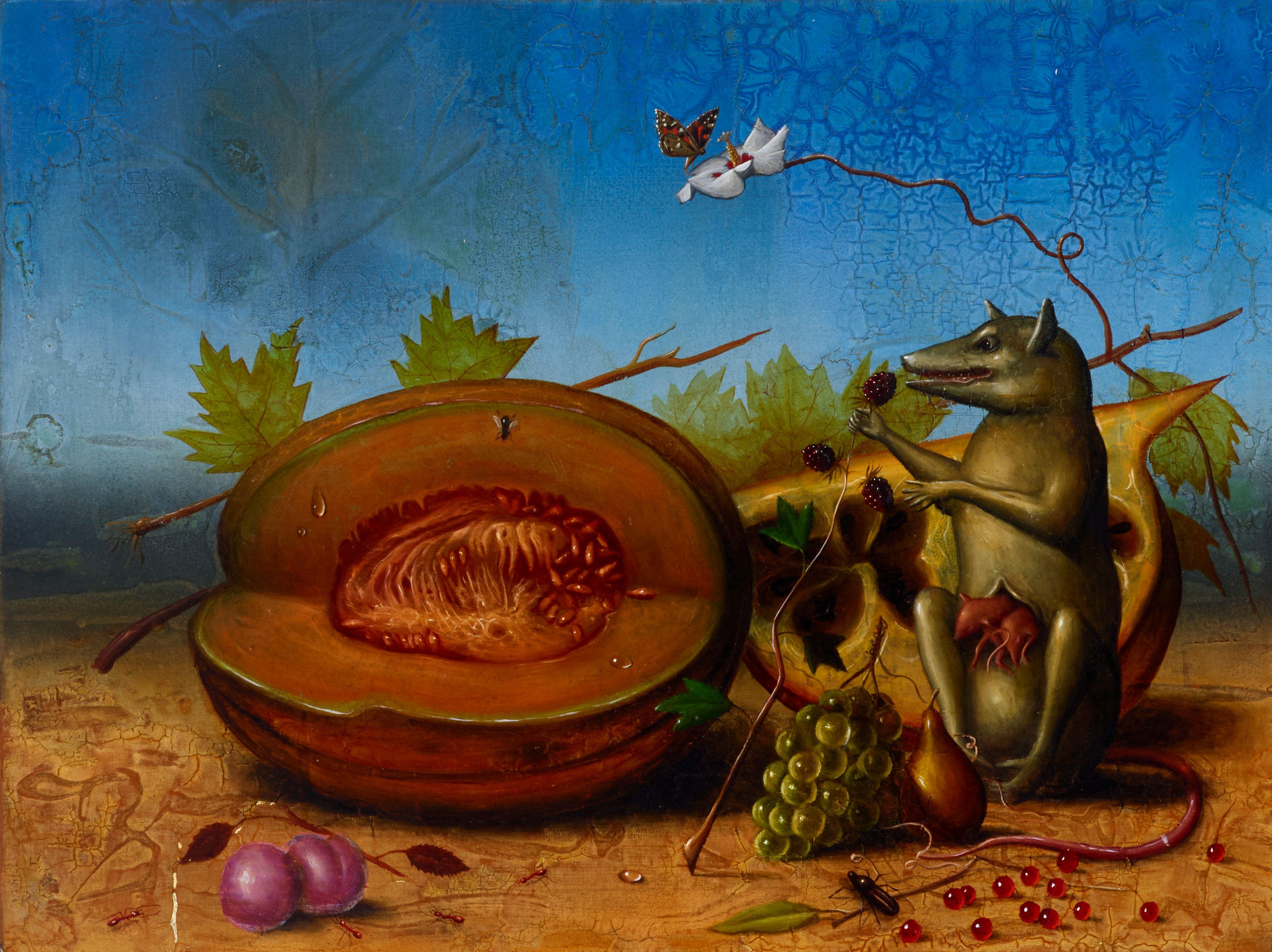 Alexis Rockman - Still Life With Muskmelons