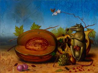 Alexis Rockman - Still Life With Muskmelons