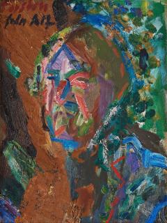 Alf Lindberg - Self portrait