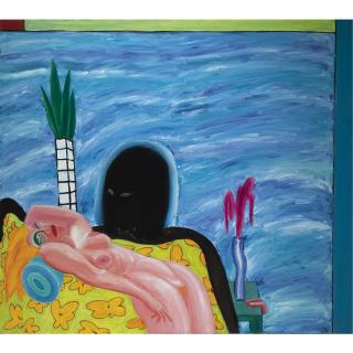 Alfons Freymuth - Dutch Liggend Naakt, Vrij Naar De Droom Van Lucassen