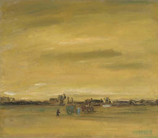Alfons Vermeir - Farmers In A Field