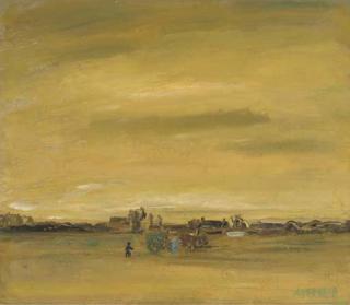 Alfons Vermeir - Farmers In A Field