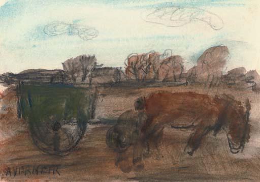 Alfons Vermeir - Horse and wagon